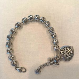 Brighton 7” bracelet with heart